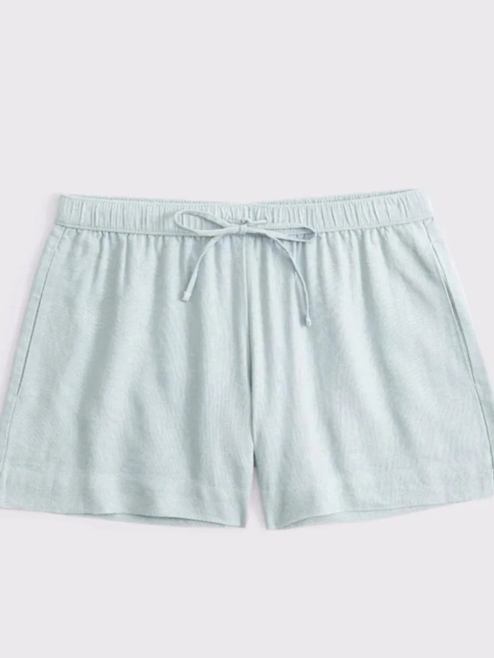 Abercrombie & Fitch Linen Mid Rise Shorts